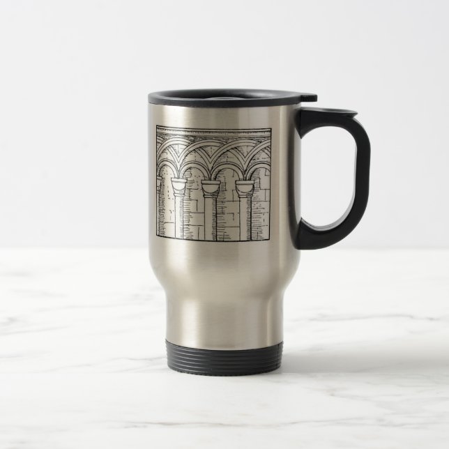 Caneca Térmica Arquitetura medieval (Direita)