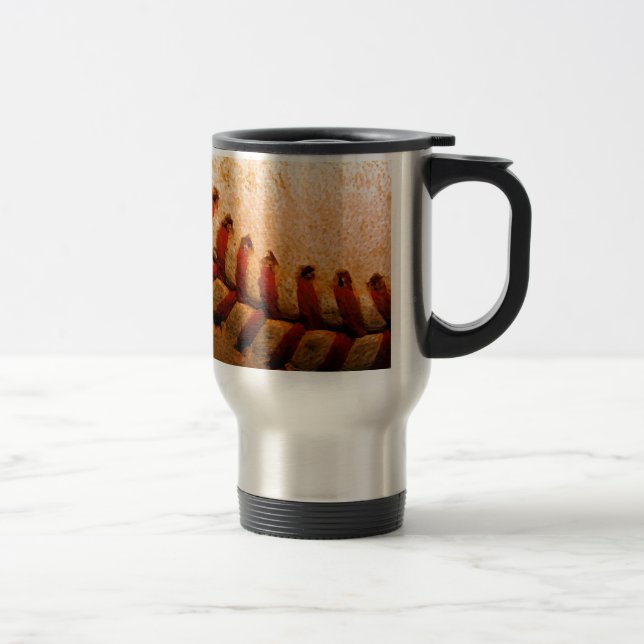 Caneca Térmica Arte Baseball (Direita)