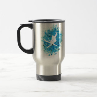 Caneca Térmica Arte de salto de esqui