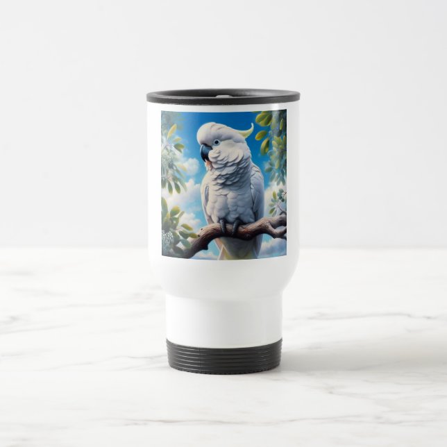 Caneca Térmica Arte do Cockatoo (Centro)