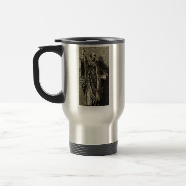 Caneca Térmica Arte Gráfica Sagrada de São Cirilo de Jerusalém (Esquerda)