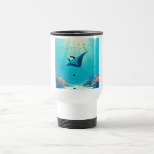 Caneca Térmica Arte litoral de raios clássicos