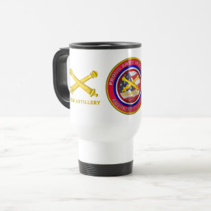 Caneca Térmica Artilharia de Campo Veterano do Exército Viagem 