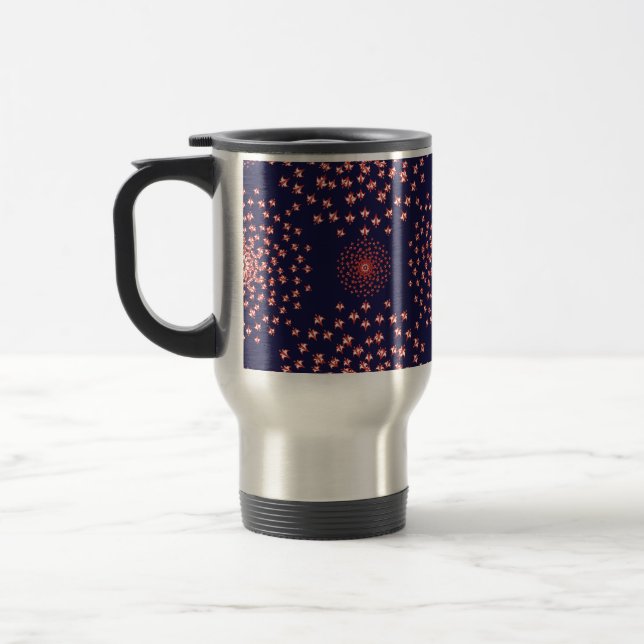 Caneca Térmica Artistic Pattern Coffee Mug – Stylish Kitchenware  (Esquerda)