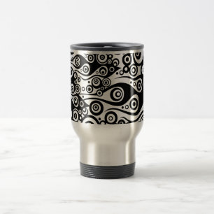 Caneca Térmica ARTs de padrão - Chama de círculo de tatuagem