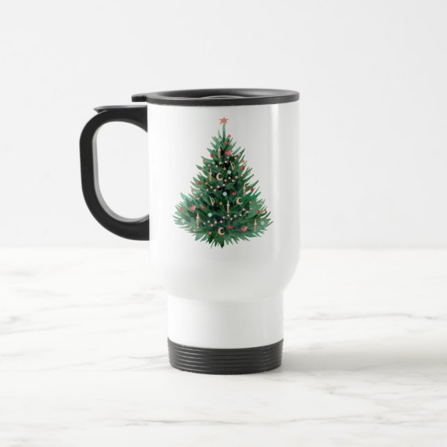 Caneca Térmica árvore de Natal (Esquerda)