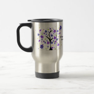 Caneca Térmica Árvore Floral Whimsic com Dizendo