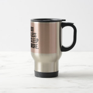 Caneca Térmica As citações engraçadas fazem menos Cor-de-rosa