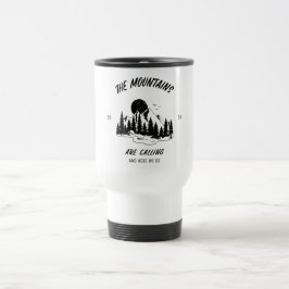 Caneca Térmica As montanhas estão chamando e aqui vamos nós
