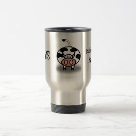 Caneca Térmica As vacas fazem-me feliz