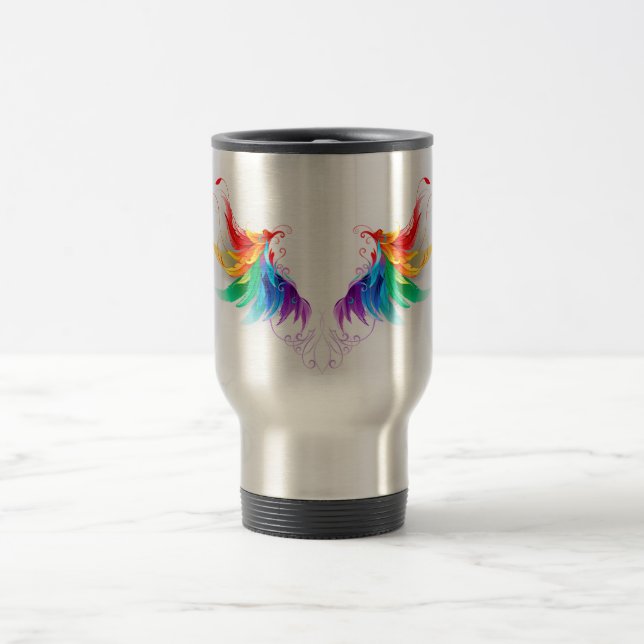 Caneca Térmica Asas Fluffy Rainbow (Centro)