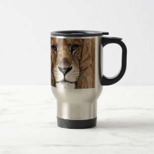 Caneca Térmica Aslan a arte Pastel original do leão