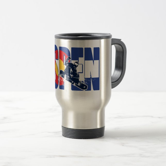 Caneca Térmica Aspen Colorado (Frente Esquerda)