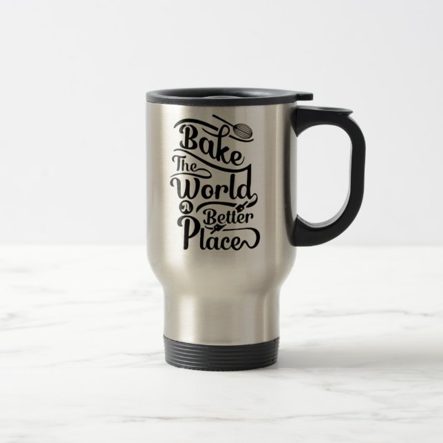 Caneca Térmica Assar do mundo como um lugar melhor (Direita)