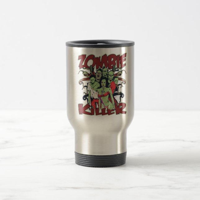 Caneca Térmica Assassino do zombi (Centro)