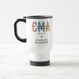 Caneca Térmica Assistente médico certificado CMA personalizado 