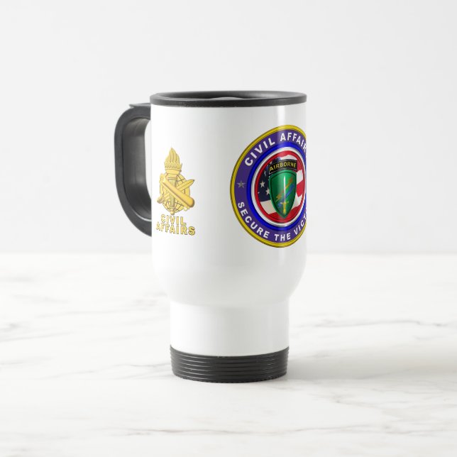 Caneca Térmica Assuntos Civis (Frente Esquerda)