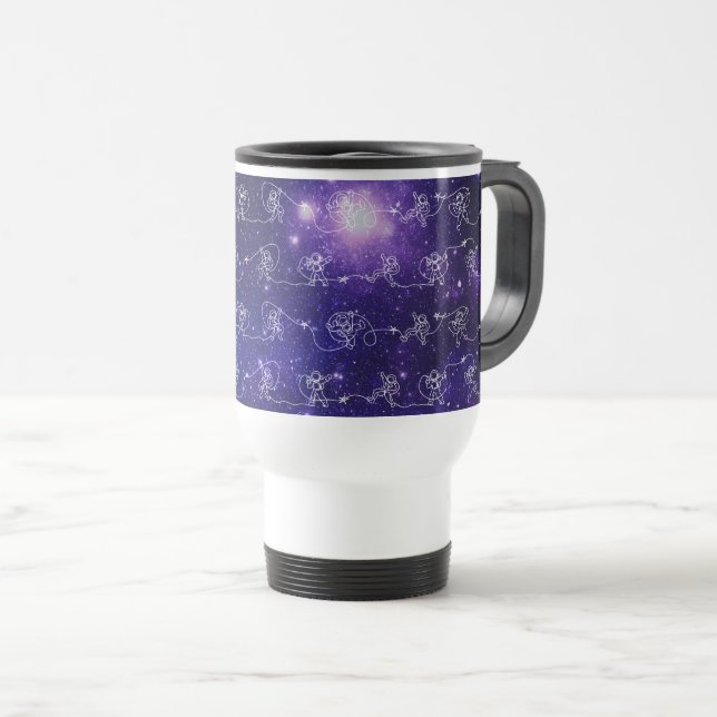 Caneca Térmica Astronauta (Frente Esquerda)