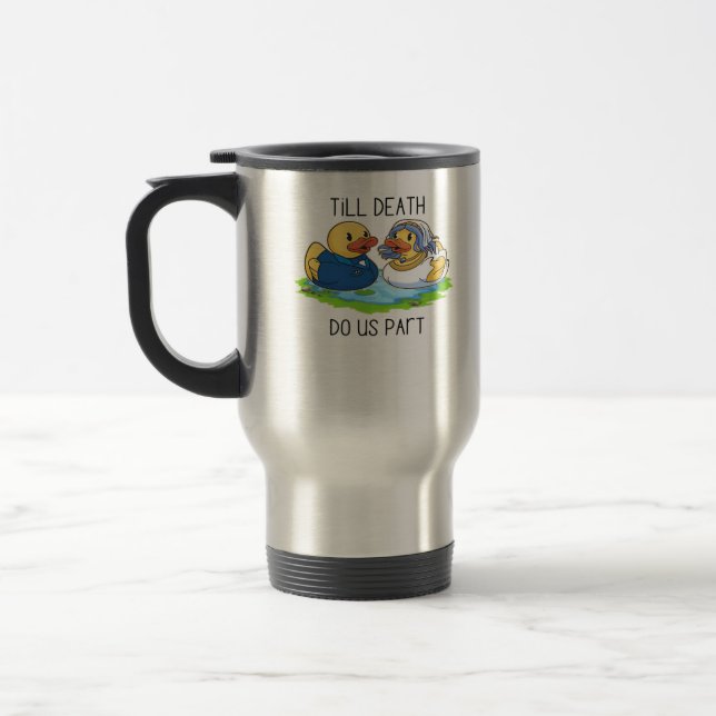 Caneca Térmica Até que a morte nos faça parte clássica - História (Esquerda)