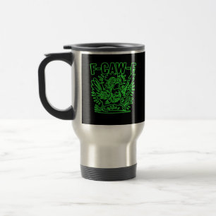 Caneca Térmica Atitude Clássica F-Caw-F Descontraída Única