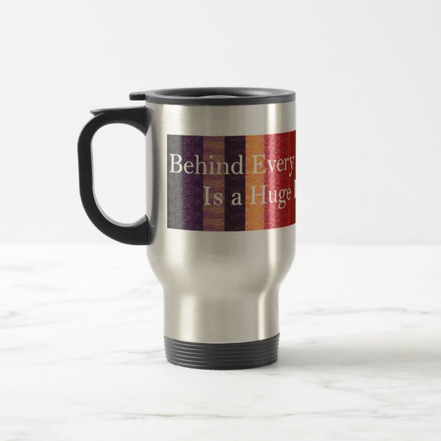 Caneca Térmica Atrás de cada bom quilter (Esquerda)
