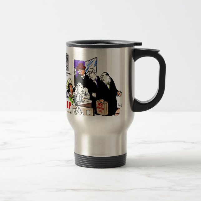 Caneca Térmica Auditorias do IRS IRS Engraçado (Direita)