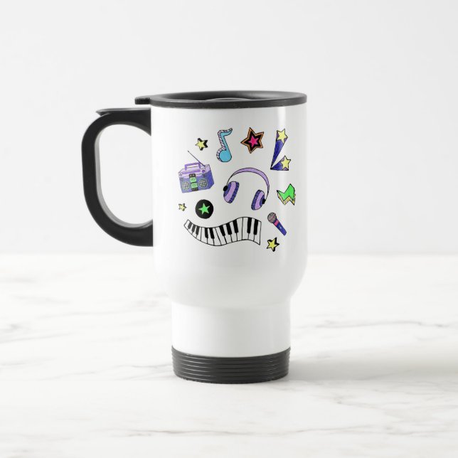 Caneca Térmica Aumente a música (Esquerda)