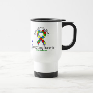 Caneca Térmica Autismo eu apoio meus estudantes