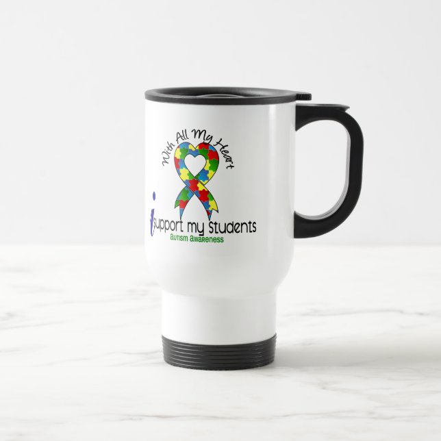 Caneca Térmica Autismo eu apoio meus estudantes (Direita)