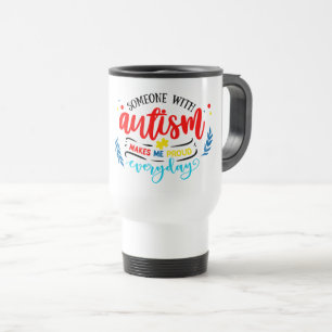 Caneca Térmica Autismo - Viagem/Viagem ao trabalho