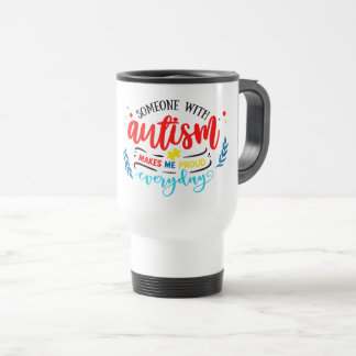 Caneca Térmica Autismo - Viagem/Viagem ao trabalho