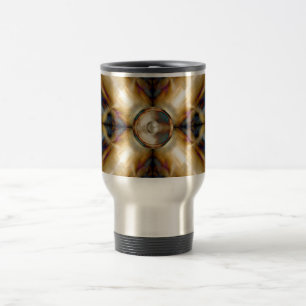 Caneca Térmica auto-falante de música sobre fundo