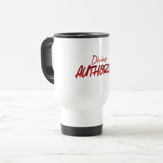 Caneca Térmica AUTORIDADE Divina – Poder Elegante para Mulheres  (Frente Esquerda)