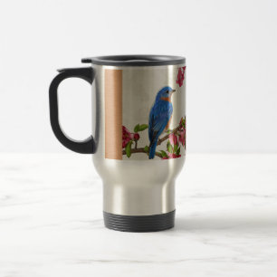 Caneca Térmica Avental de Gatos Pretos e Brancos Engraçados