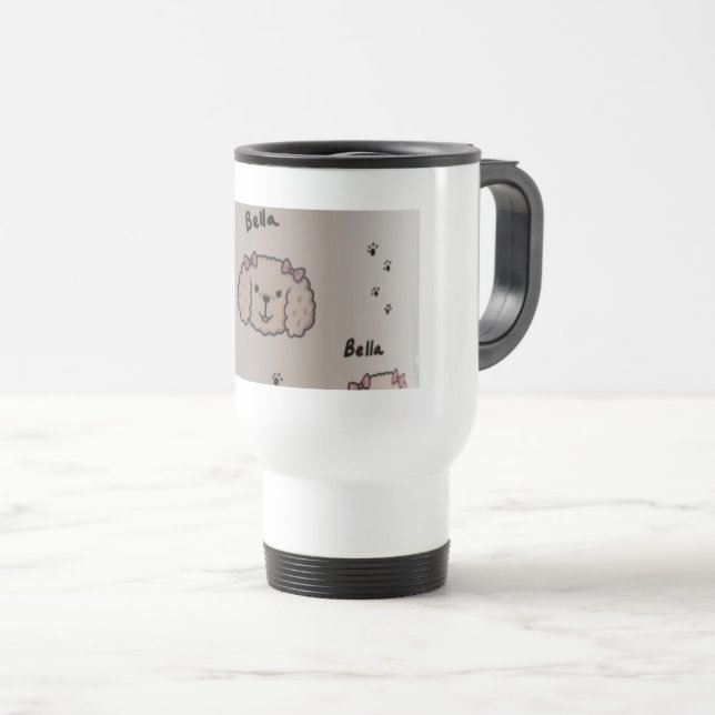 Caneca Térmica Aventura Começa Com Café (Frente Esquerda)
