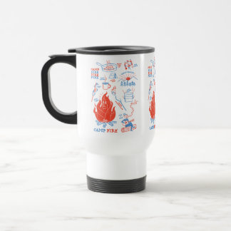 Caneca Térmica Aventura Retro ao Redor da Fogueira – Atividade Di