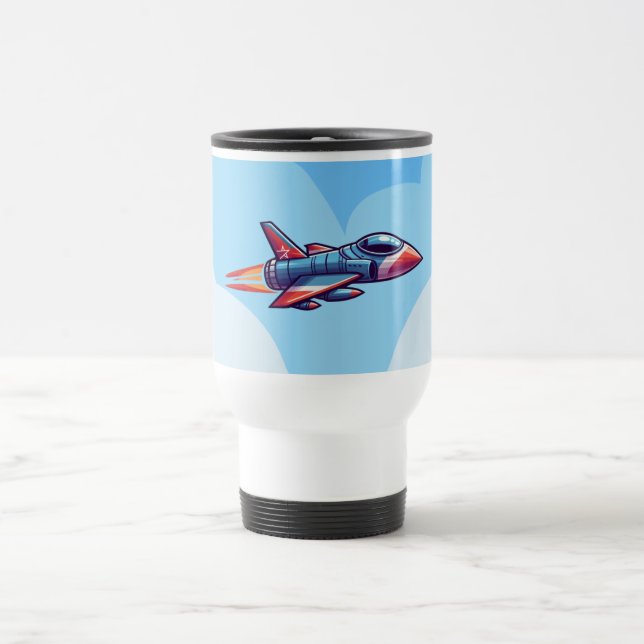 Caneca Térmica avião/avião de combate (Centro)