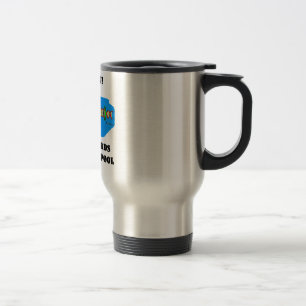Caneca Térmica Aviso! Nenhuns Lifeguards na piscina de gene