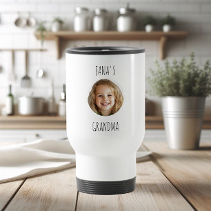 Caneca Térmica Avó Personalizada   Foto personalizada do rosto