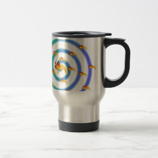 Caneca Térmica Axolotl vórtice azul
