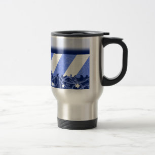 Caneca Térmica Azul do inverno