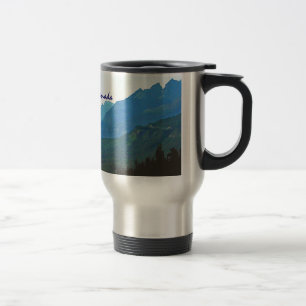 Caneca Térmica Azul do jaspe de Banff