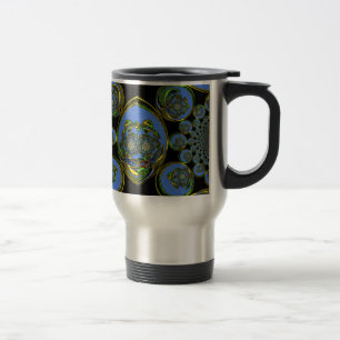 Caneca Térmica Azul retrô