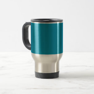 Caneca Térmica Azul-verde (cor sólida)