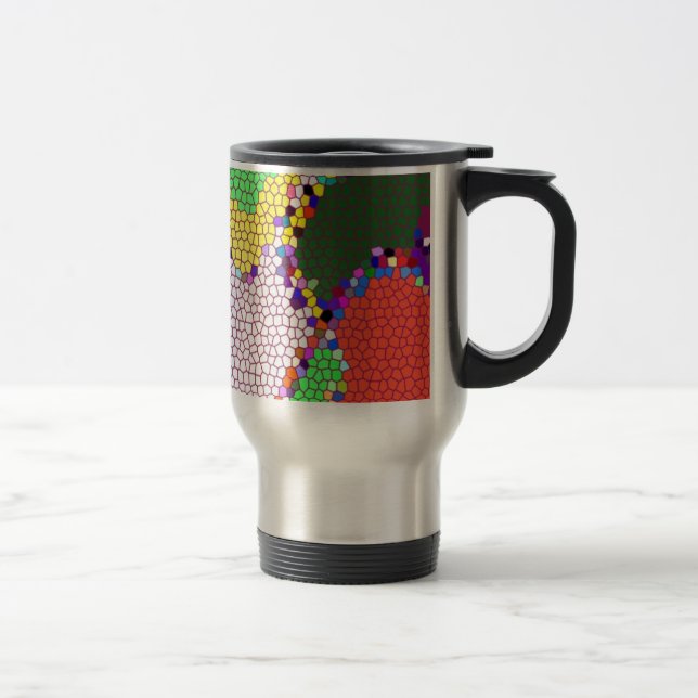 Caneca Térmica Azulejo colorido (Direita)