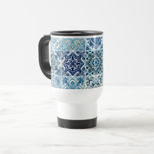 Caneca Térmica Azulejos do Mediterrâneo, Portugal, Azulejo, Majol