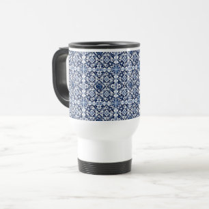 Caneca Térmica Azulejos do Mediterrâneo, Portugal, Azulejo, Majol