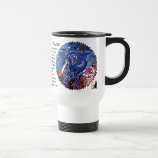 Caneca Térmica Azurita Dragão Cósmico