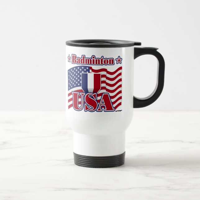 Caneca Térmica Badminton EUA (Direita)