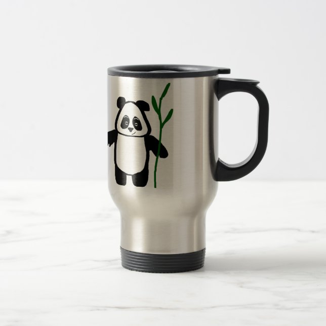 Caneca Térmica Bambu a garrafa da panda (Direita)